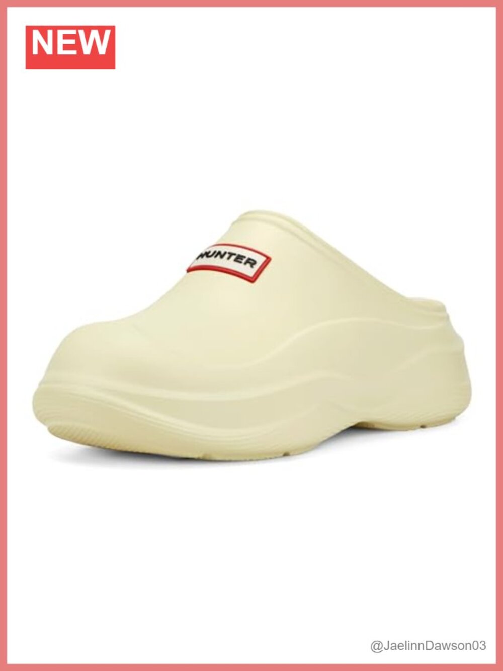 Hunter Women's Elana Water Resistant Cushioned Clog Flats